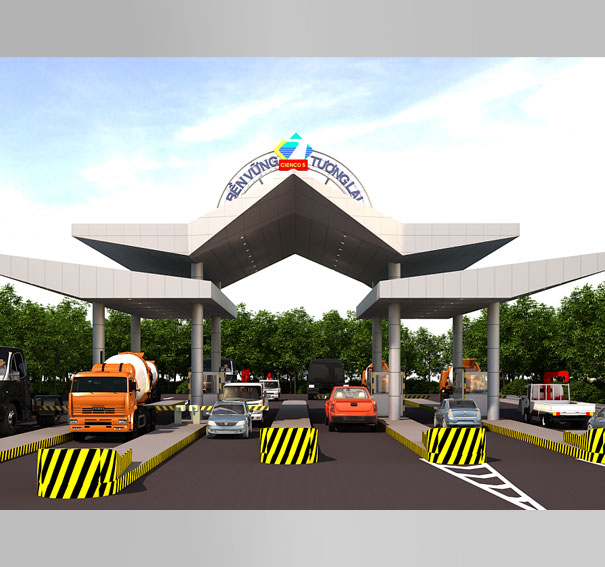 Công trình trạm thu phí Đà Nẵng